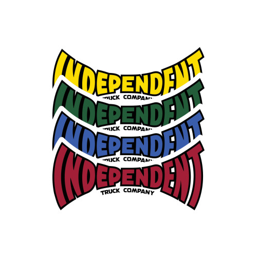 Стікер Independent Span Logo White Vinyl Sticker Assorted Color15/10см