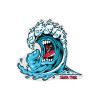 Стікер Santa Cruz Screaming Wave Clear Mylar Sticker Blue 10/10см