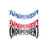 Стікер IndependentShatter Span White Vinyl Sticker Assorted Color15/10см