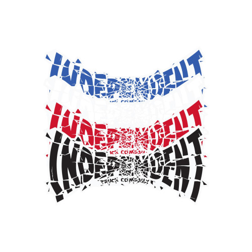 Стікер IndependentShatter Span White Vinyl Sticker Assorted Color15/10см