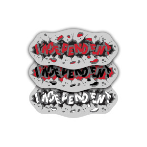 Стікер Independent Outbreak Clear Mylar Sticker Assorted Color
