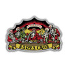 Стікер Santa Cruz Guzman Dead Diners Clear Mylar Sticker Multi 10/8см