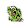 Стікер Slime Balls Curb Creature Clear Mylar Sticker Green