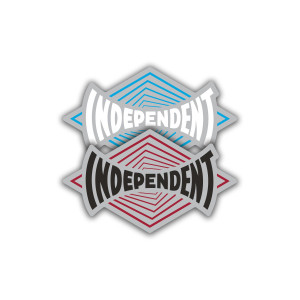 Стікер Independent Vertigo Span Clear Mylar Sticker Assorted Color