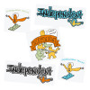 Стікерпак Independent Gonz Hanger Clear Mylar Sticker Assorted Color Assorted
