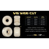 Колеса скейт BONES WHEELS X-Formula Skateboard Wheels XF WIDECUT 56 V6 X-FORMULA 97A 4PK