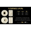 Колеса скейт BONES WHEELS X-Formula Skateboard Wheels Double Lock V7 56mm 97A 4PK White