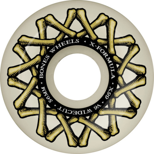 Колеса скейт BONES WHEELS X-Formula Skateboard Wheels XF WIDECUT 56 V6 X-FORMULA 99A 4PK