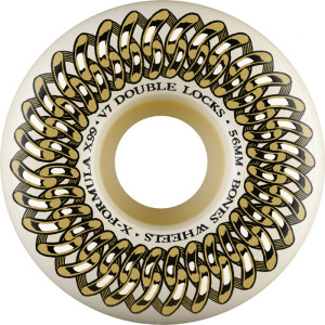 Колеса скейт BONES WHEELS X-Formula Skateboard Wheels Double Lock V7 56mm 99A 4PK White
