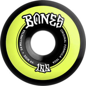 Колеса скейт BONES WHEELS OG Formula WIDE 100'S 54 V4 100A Black