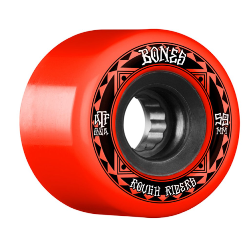 Колеса скейт BONES WHEELS ATF Rough Rider ETERNAL FLAME 59MM 80A RED