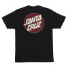 Футболка Santa Cruz Other Dot S/S Heavyweight T-Shirt Black w/Burgundy