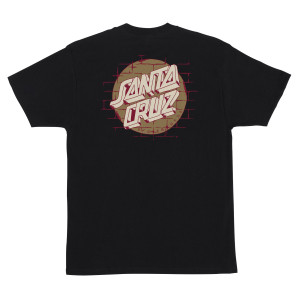 Футболка Santa Cruz Scrawl Brick Dot S/S Heavyweight T-Shirt Black