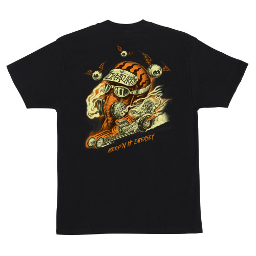 Футболка Creature Crash and Burn S/S Heavyweight T-Shirt Black
