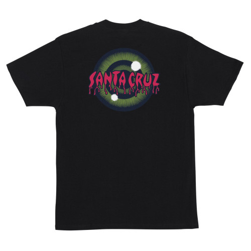 Футболка Santa Cruz Roskopp Iris S/S Heavyweight T-Shirt Black