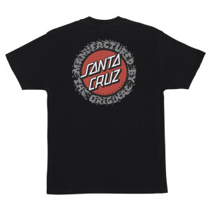 Футболка Santa Cruz Splatter MFG Dot S/S Heavyweight T-Shirt Black