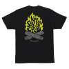 Футболка Santa Cruz Campfire S/S Heavyweight T-Shirt Black