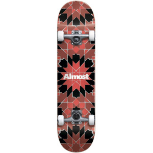 Скейтборд компліт ALMOST TILE PATTERN FP Red 7,75