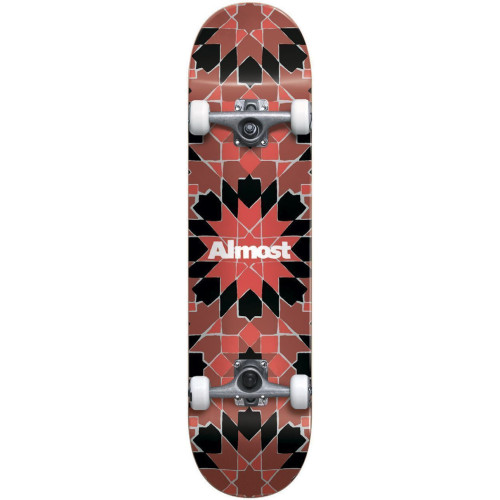 Скейтборд компліт ALMOST TILE PATTERN FP Red 7,75