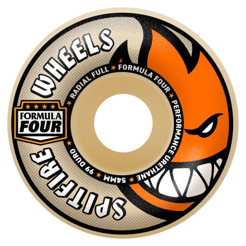 Колеса скейт Spitfire WHEELS FORMULA FOUR RADIAL FULL 54mm 99A