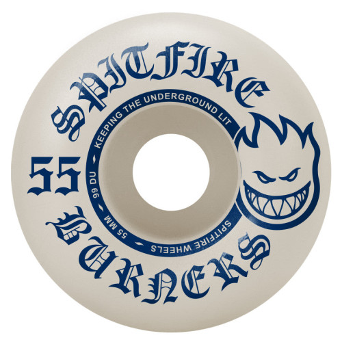 Колеса скейт Spitfire WHEELS 55mm 99A BURNER WHITE 2031004955