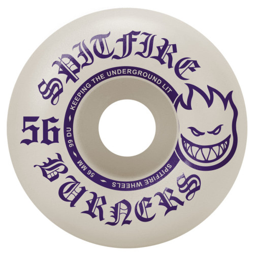 Колеса скейт Spitfire WHEELS 56mm 99A BURNER WHITE 2031004956