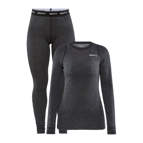 Комплект термобілизни Wool Merino Set W Black Melange