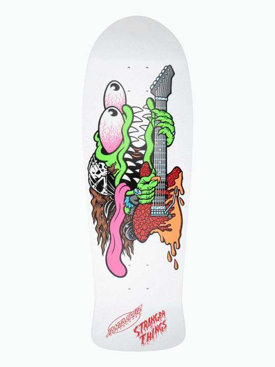 Скейтборд дека Santa Cruz Stranger Things Meek Slasher Eddie Reveal 10,1in x 31,13in