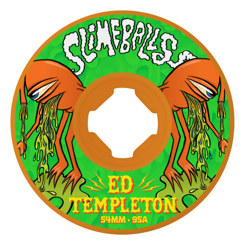 Колеса скейт Slime Balls 54mm Ed Templeton Vomit Mini Orange Hardline 95a