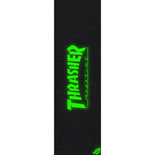 Наждак MOB Thrasher Glow Logo Grip Tape 10in x 33in