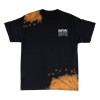 Футболка Creature Bonehead Flame Wash S/S Heavyweight T-Shirt Greasy Black