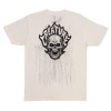 Футболка Creature Bonehead Flame Wash S/S Heavyweight T-Shirt Natural