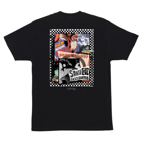 Футболка Santa Cruz Ad Collage S/S Heavyweight T-Shirt Black