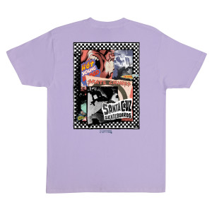 Футболка Santa Cruz Ad Collage S/S Heavyweight T-Shirt Orchid