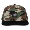 Кепкa Santa Cruz Cruz Label Snapback Structured Hat Camo/Black