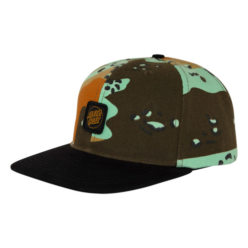Кепкa Santa Cruz Cruz Label Snapback Structured Hat Camo