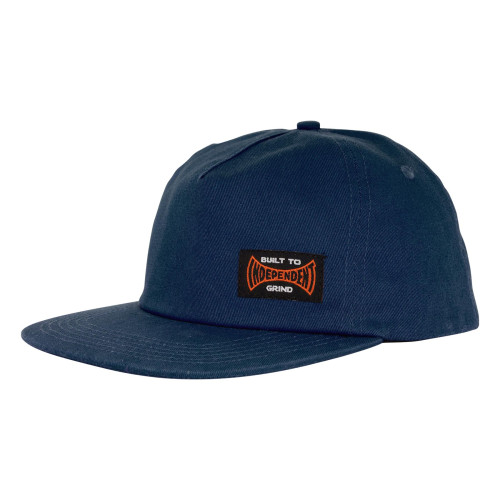 Кепкa Independent Built To Grind Snapback Unstructured Hat Grey Blue