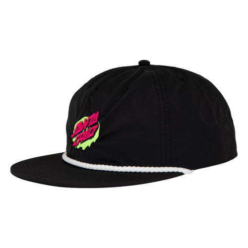 Кепкa Santa Slime Dot Snapback Unstructured Hat Black/White