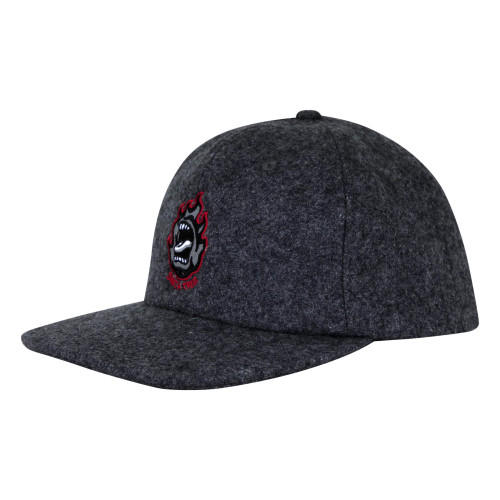 Кепкa Santa Cruz Screaming Fire Snapback Unstructured Hat Hthr Char