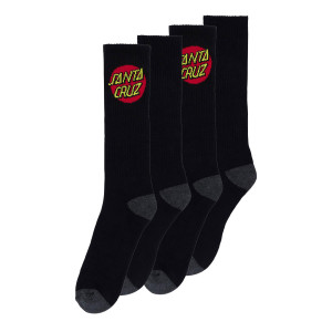 Шкарпетки Santa Cruz 2-Pack Crew Socks Black 9-11 2 Pairs Mens