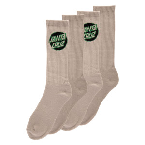 Шкарпетки Santa Cruz 2-Pack Crew Socks Tan w/Black 9-11