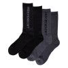 Шкарпетки Independent Baseline 2-Pack Crew Socks Black/Charcoal 9-11 Шкарпетки Independent Baseline 2-Pack Crew Socks Black/Charcoal 9-11
