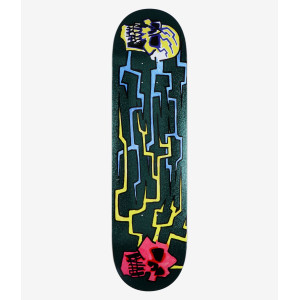 Скейтборд дека Krooked Worrest Skulls And Bolts Twin Tail Slick 8,3 x 31,9 SU26