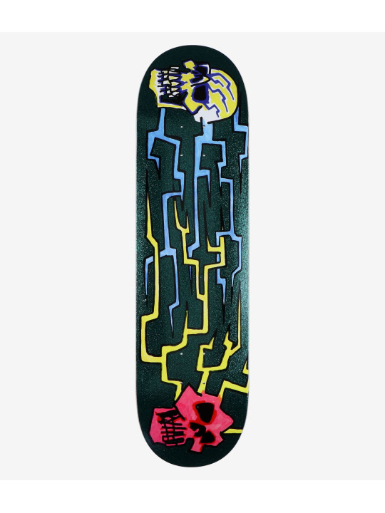Скейтборд дека Krooked Worrest Skulls And Bolts Twin Tail Slick 8,3 x 31,9 SU26
