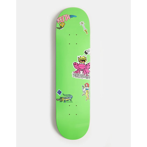 Скейтборд дека Krooked Cromer Neon Sticker 8,25 x 32 SU26