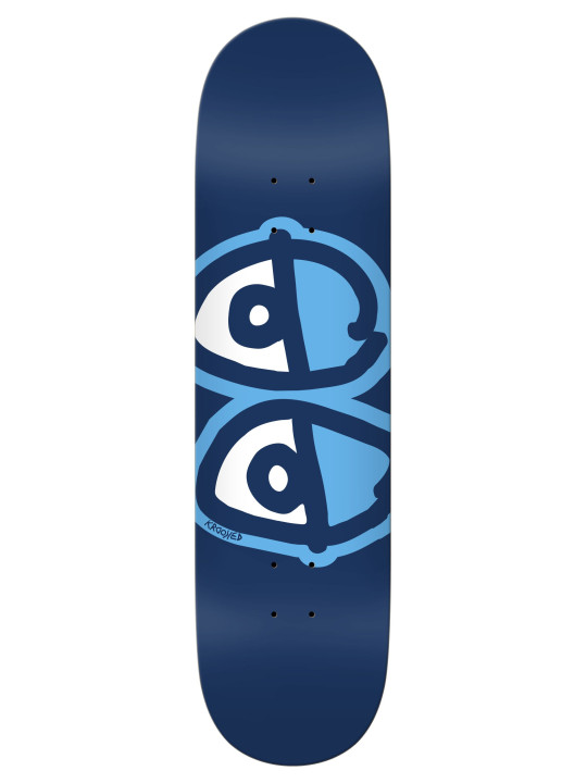 Скейтборд дека KROOKED TEAM EYES EASY RIDER BLUE 8,38 x 32,25 SU26