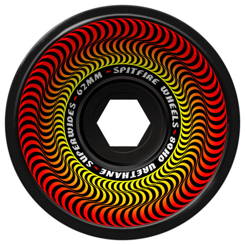 Колеса скейт Spitfire 80A SUPERWIDES BLACK 62mm