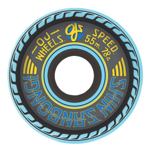 Колеса для скейтборда OJ Shin Sanbongi Mini Super Juice Blue 55mm 78A