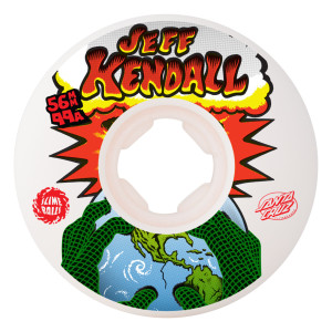 Колеса для скейтборда Slime Balls Kendall End of the World Reissue Chubbies White 56mm 99A