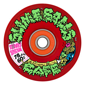 Колеса для скейтборда Slime Balls SB Cafe Light Ups OG Slime Red 60mm 78A